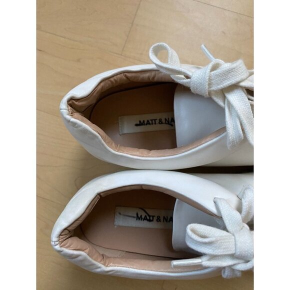 MATT & Nat Women BNWT "Maia" Espadrille Loafer White - Picture 3 of 7